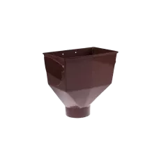 Слив желоба 130/100 мм (RAL 8017)