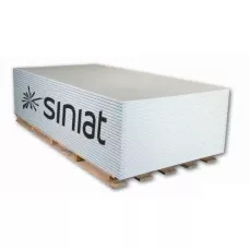 Гіпсокартон стіновий SINIAT SMART 12,5X1200X3000 (3,6м2) Гіпсокартон стіновий SINIAT SMART 12,5X1200X3000 (3,6м2)