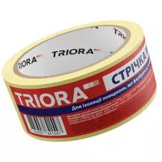 Малярна клейка стрічка TM TRIORA 38 мм х 50м Малярна клейка стрічка TM TRIORA 38 мм х 50м