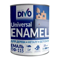 Емаль ПФ-115 TM DIVO біла 0,9 кг Емаль ПФ-115 TM DIVO біла 0,9 кг