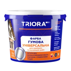 Фарба гумова TM TRIORA сіра RAL 7046 1,2 кг