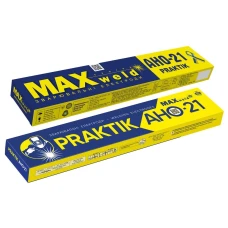 Электроды сварочные MAXweld АНО-21 диаметр 3 мм тубус 2.5 кг Электроды сварочные MAXweld АНО-21 диаметр 3 мм тубус 2.5 кг