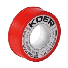 ФУМ лента для воды Koer ST-01 15M x 0.1mm x 12mm ФУМ лента для воды Koer ST-01 15M x 0.1mm x 12mm