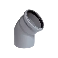 Колено канализационное Инсталпласт ППР 110/45° для внутренней канализации