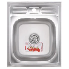 Кухонная мойка накладная Zerix Z5060-06-160E (Satin) Кухонная мойка накладная Zerix Z5060-06-160E (Satin)