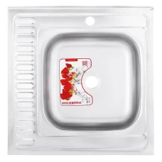 Кухонна мийка накладна Zerix Z6060R-06-160MD 