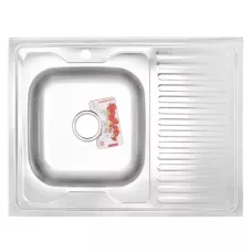 Кухонная мойка накладная Zerix Z8060L-04-160E (Satin) Кухонная мойка накладная Zerix Z8060L-04-160E (Satin)
