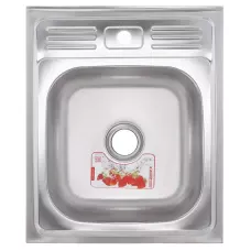 Кухонна мийка накладна Zerix Z5060-04-160E (Satin) Кухонна мийка накладна Zerix Z5060-04-160E (Satin)