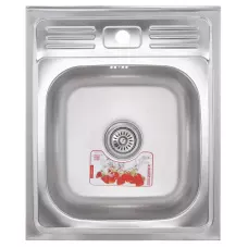 Кухонна мийка накладна Zerix Z5060-06-160E (Satin)