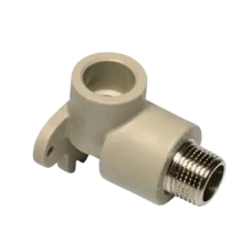 Коліно настінне з зовнішньою різьбою Ekoplastik 20×1/2" PPR (МРЗ)