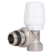 Кран радіаторний SD Plus SD228W15 1/2" ВЗ кутовий з антипротіканням