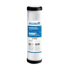 Картридж зі спресованим активованим вугіллям Ecosoft 2,5"x10" Картридж зі спресованим активованим вугіллям Ecosoft 2,5"x10"