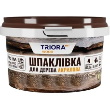 Шпаклівка для дерева акрилова TRIORA біла 0,4кг   