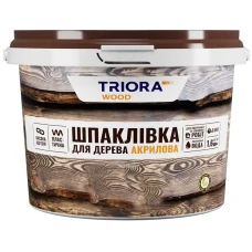 Шпаклівка для дерева акрилова TRIORA біла 0,8кг   