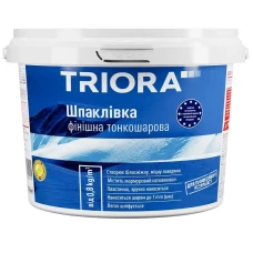 Шпаклівка фінішна тонкошарова 16 кг TRIORA Шпаклівка фінішна тонкошарова 16 кг TRIORA