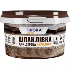 Шпаклівка для дерева акрилова TRIORA біла 0,4кг Шпаклівка для дерева акрилова TRIORA біла 0,4кг