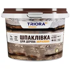 Шпаклівка для дерева акрилова TRIORA біла 0,8кг Шпаклівка для дерева акрилова TRIORA біла 0,8кг