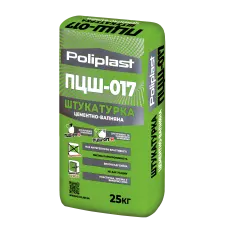 Штукатурка цементно-вапняна ПЦШ-017 POLIPLAST 25 кг Штукатурка цементно-вапняна ПЦШ-017 POLIPLAST 25 кг