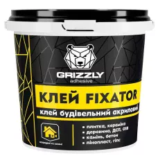 Клей строительный акриловый FIXATOR ТМ GRIZZLY 3 кг Клей строительный акриловый FIXATOR ТМ GRIZZLY 3 кг