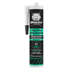 Герметик силіконовий універсальний GRIZZLY adhesive 280 мл коричневий Герметик силіконовий універсальний GRIZZLY adhesive 280 мл коричневий