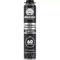 Клей - піна професійна "60 секунд" всесезонна ТМ GRIZZLY Клей - піна професійна "60 секунд" всесезонна ТМ GRIZZLY