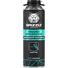 Очищувач монтажної піни, універсальний знежир. в аер.пак. 500мл ТМ GRIZZLY
