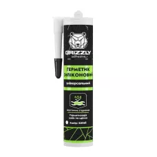 Герметик силіконовий універсальний GRIZZLY adhesive 280 мл білий Герметик силіконовий універсальний GRIZZLY adhesive 280 мл білий