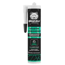 Герметик силіконовий універсальний GRIZZLY adhesive 280 мл коричневий Герметик силіконовий універсальний GRIZZLY adhesive 280 мл коричневий