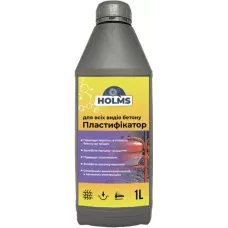 Пластифікатор для всіх видів бетону ТМ HOLMS 1л Пластифікатор для всіх видів бетону ТМ HOLMS 1л