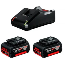 Набір Bosch GAL 18V-40 + 2 акумулятори Bosch GBA 18V 4.0 Ah