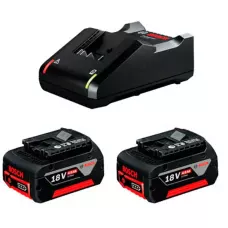 Набор Bosch GAL 18V-40 + 2 аккумулятора Bosch GBA 18V 4.0 Ah