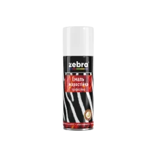 Емаль жаростійка TM ZEBRA 20 срібляста 400 мл Емаль жаростійка TM ZEBRA 20 срібляста 400 мл