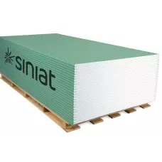Гіпсокартон вологостійкий SINIAT SMART 12,5X1200X2000 (2,4м2) Гіпсокартон вологостійкий SINIAT SMART 12,5X1200X2000 (2,4м2)