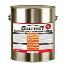 МАСТИКА БИТУМНО-ПОЛИМЕРНАЯ IZOFAST ДЛЯ ФУНДАМЕНТА (20кг)