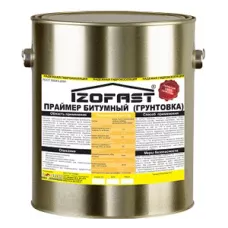 ПРАЙМЕР БИТУМНЫЙ IZOFAST Метал. евробанка  3 л