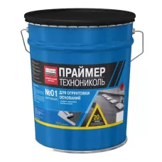 Праймер битумный 01 ТЕХНОНИКОЛЬ/ расход 0,25-0,35 л/1м2/ (20л) Праймер битумный 01 ТЕХНОНИКОЛЬ/ расход 0,25-0,35 л/1м2/ (20л)