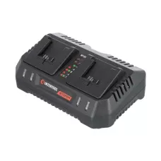 Устройство зарядное для аккумуляторов Li-ion 20 В, два терминала зарядки INTERTOOL Устройство зарядное для аккумуляторов Li-ion 20 В, два терминала зарядки INTERTOOL