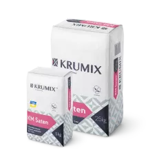 Шпаклівка гіпсова Saten ТМ Krumix 25кг Шпаклівка гіпсова Saten ТМ Krumix 25кг
