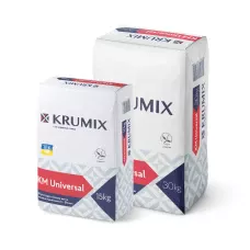 Штукатурка гипсовая легкая Universal ТМ Krumix 30кг Штукатурка гипсовая легкая Universal ТМ Krumix 30кг