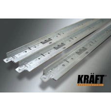 Профиль KRAFT Fortis Т-24 600*25*24 мм белый Профиль KRAFT Fortis Т-24 600*25*24 мм белый