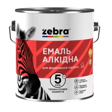 Емаль алкідна ПФ-266 для підлоги ТМ ZEBRA 82 жовто-коричнева 0,9 кг Емаль алкідна ПФ-266 для підлоги ТМ ZEBRA 82 жовто-коричнева 0,9 кг