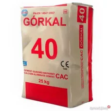 Цемент глиноземистий GORKAL (Горкал) 40 / 25кг Цемент глиноземистий GORKAL (Горкал) 40 / 25кг